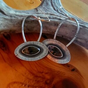 Montana Agate earrings.